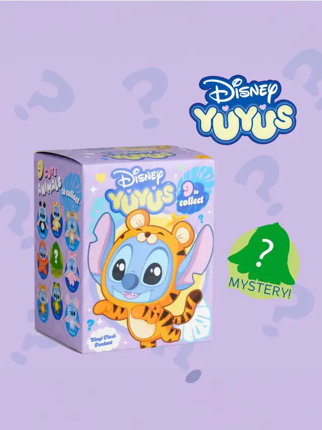 Stitch Disney YuYus Simba blind box - portachiavi sorpresa - multicolor