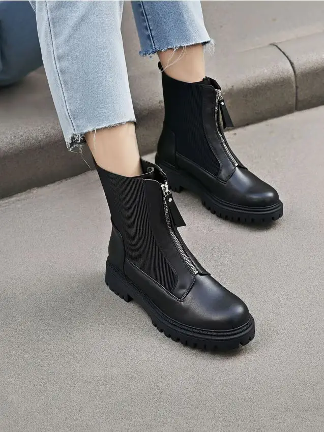 Sinsay Stivaletti in ecopelle - nero