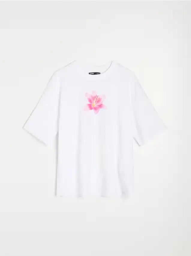 Sinsay T-shirt Bianco 4424167