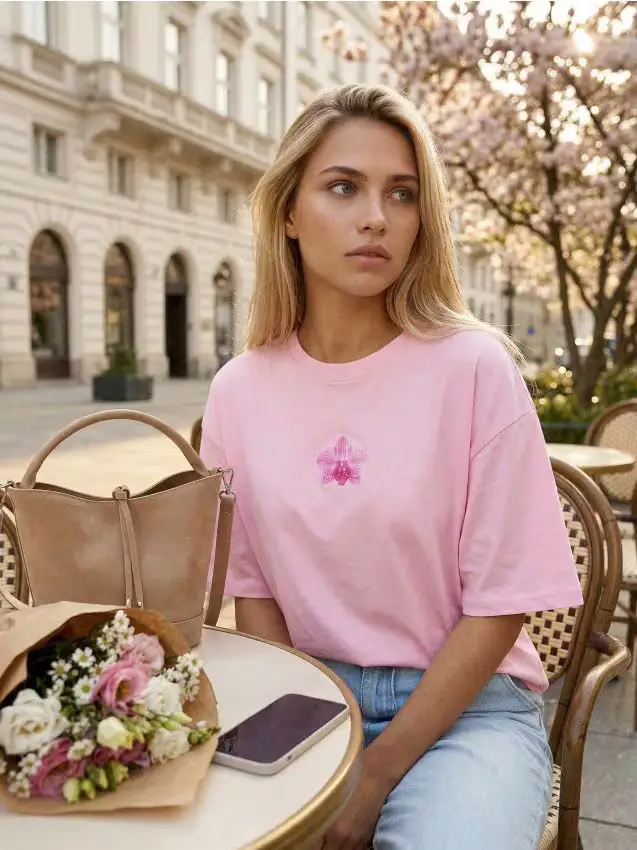 Sinsay T-shirt Rosa 4424169