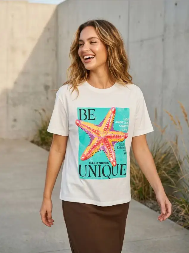 Sinsay T-shirt Bianco 4424718