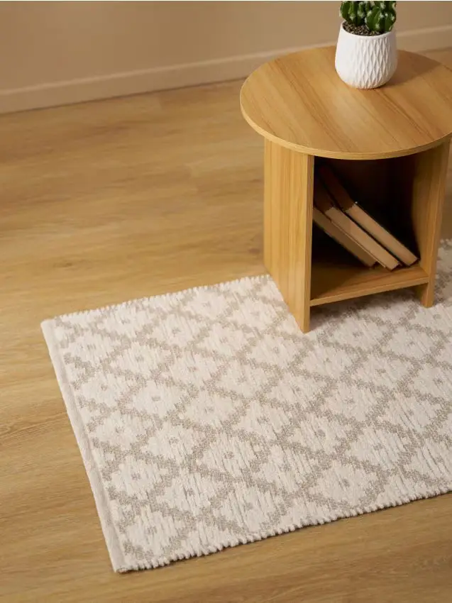 Sinsay Tappeto con motivo geometrico - grigio chiaro