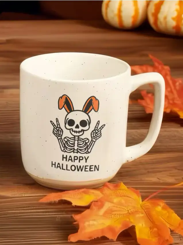 Sinsay Tazza con motivo di Halloween - mandarino