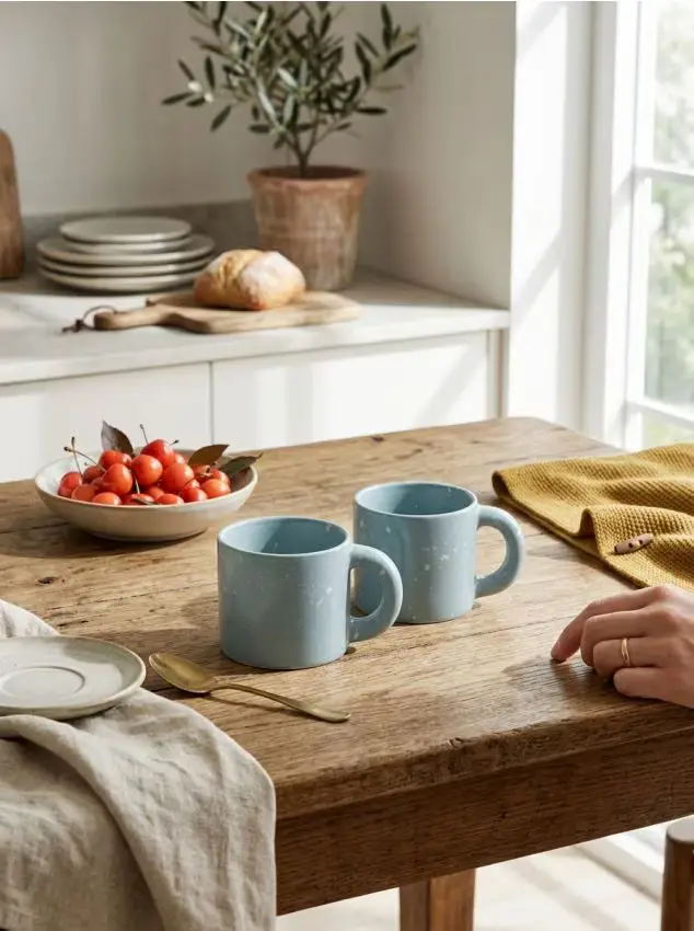 Tazze 2 confezioni - blu pallido