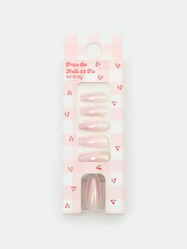 Sinsay Unghie finte tipo Ballerina - rosa pastello