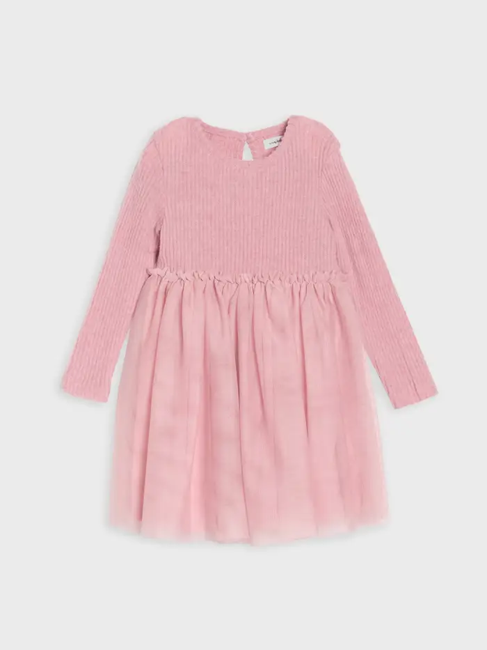 Vestito con tulle - rosa miniatura 3