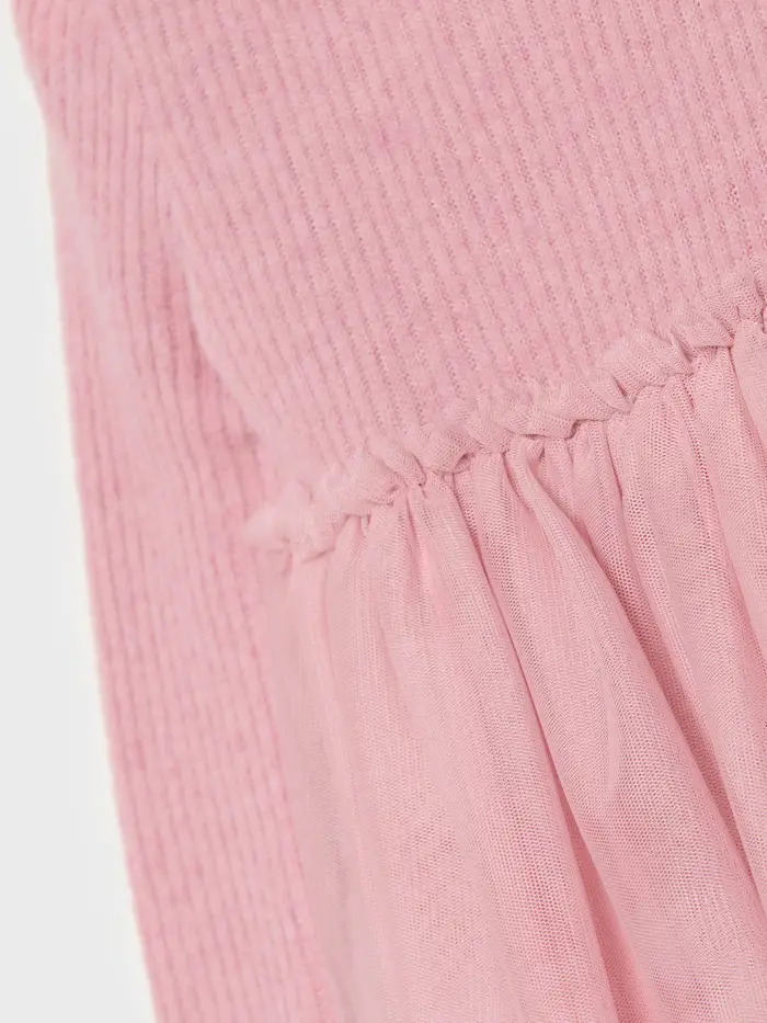 Vestito con tulle - rosa miniatura 4