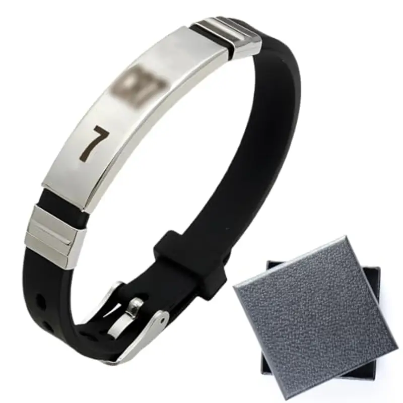 SIRLOMU Braccialetto di Calcio per Ragazzi, 1 Pezzo, Idee Regalo Ragazzo, Regali Compleanno Natale per Figli, Nipoti Fratelli, Regalo