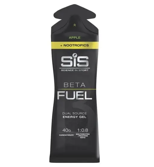 Sis Beta Fuel + Nootropic apple - gel energetico Black