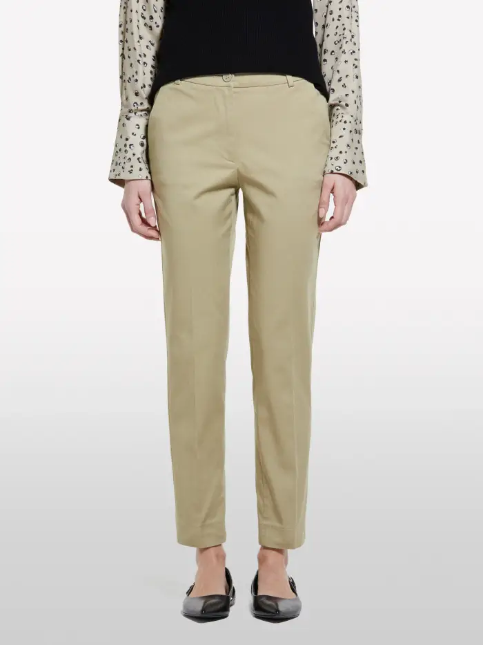 Sisley Chino Verde Chiaro, Donna, Verde Chiaro