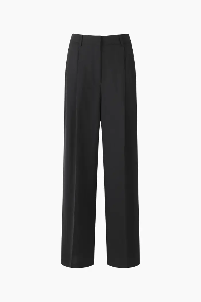 Sisley Pantaloni Formali, Donna, Grigio Scuro