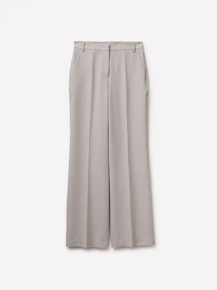 Sisley Pantaloni Palazzo, Donna, Grigio