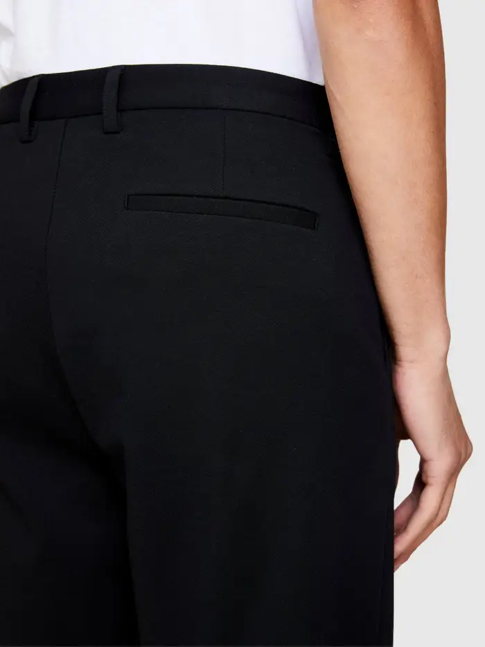 Sisley Pantaloni Tapered Fit, Uomo, Nero