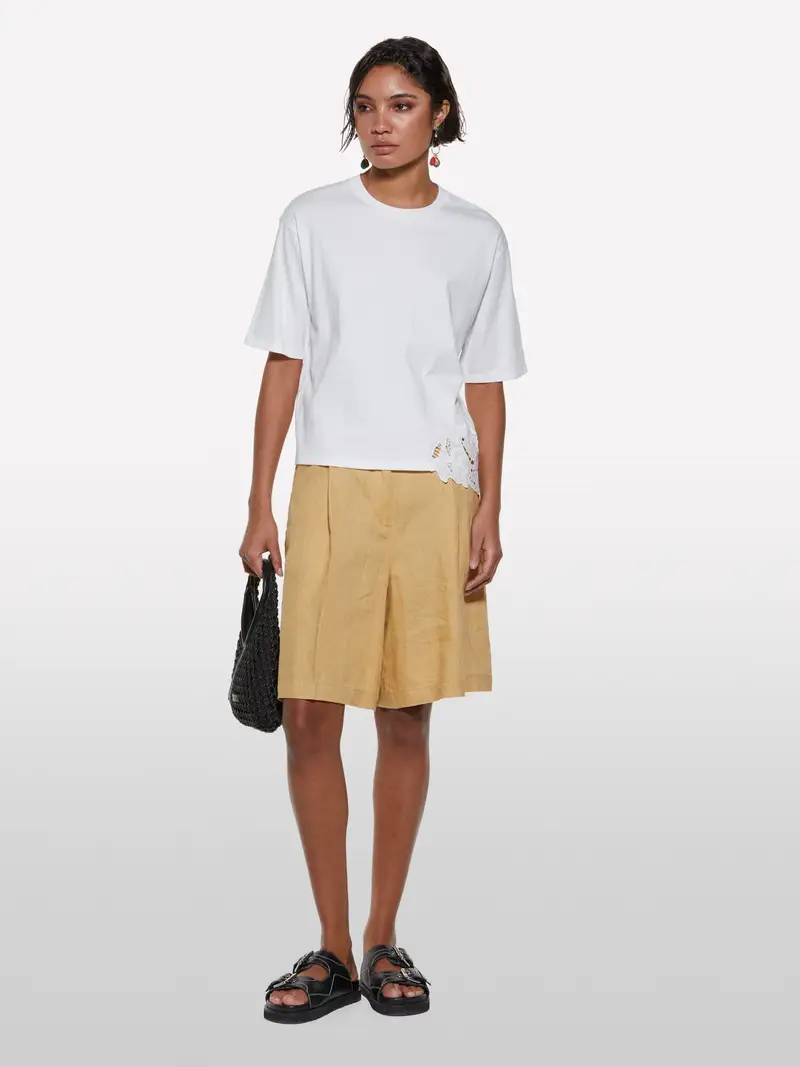 Sisley T-shirt Donna Bianco 4568955