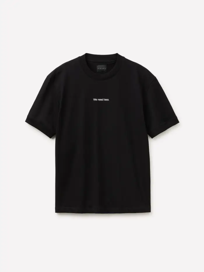 Sisley T-shirt Con Scritta, Uomo, Nero