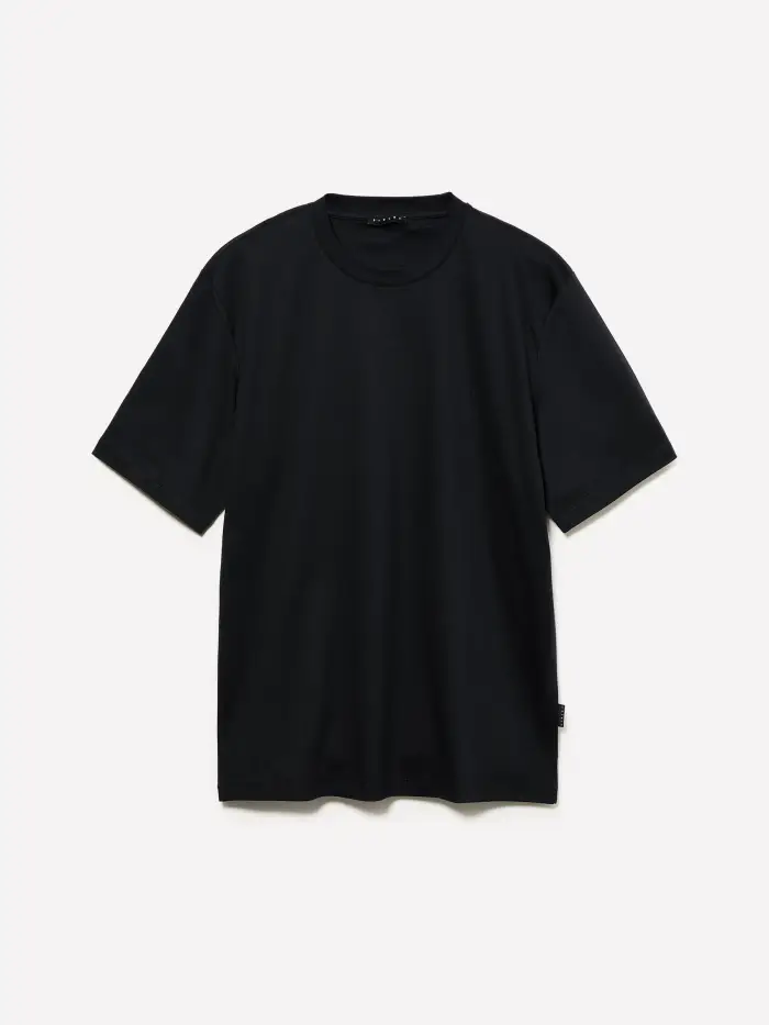 Sisley T-shirt Regular Fit, Uomo, Nero