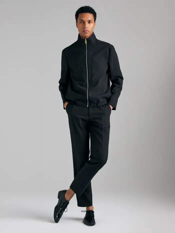 Sisley Track Jacket, Uomo, Nero