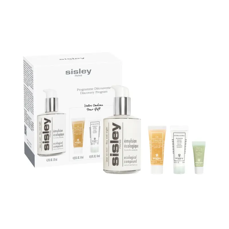 Sisley Viso Emulsion Ecologique Formule Avancée Programme Découverte - Cofanetto Tratt Globale