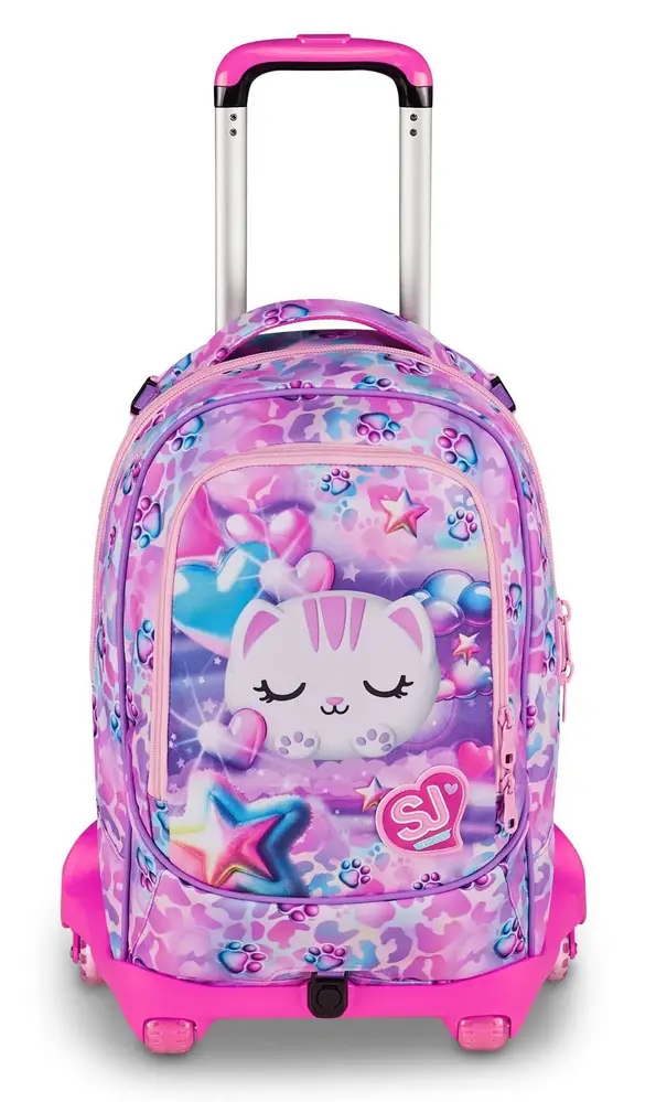 Trolley scuola SJ Jack 8 ruote GlowCat