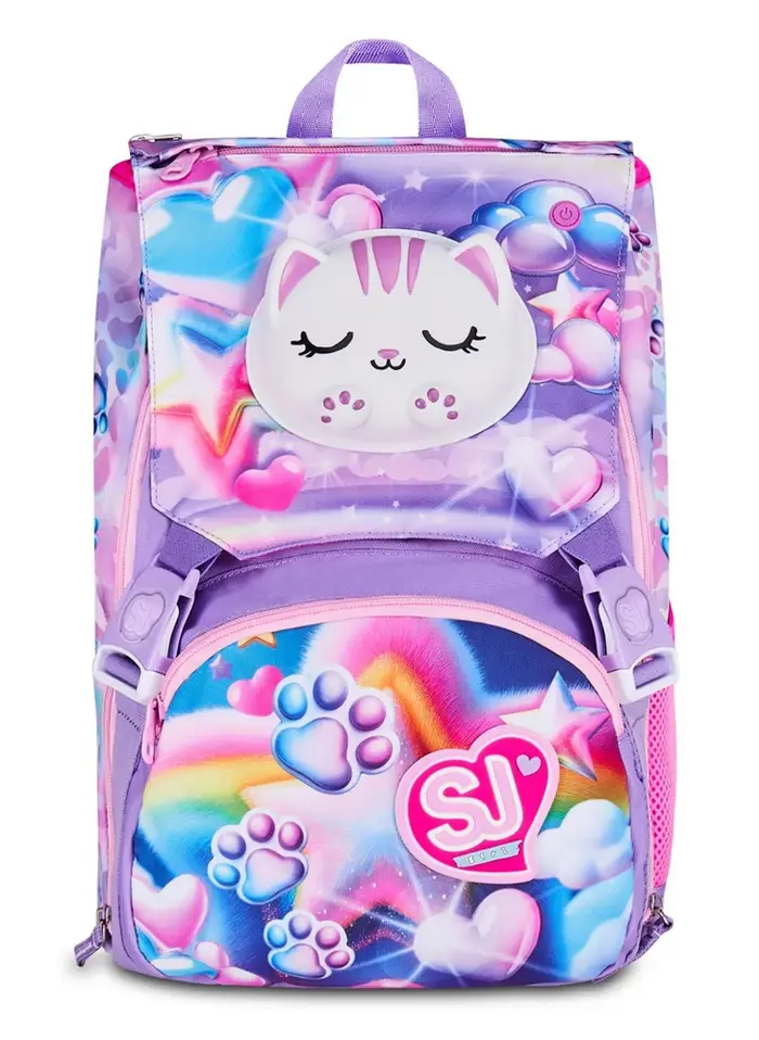 Zaino scuola SJ estensibile Big GlowCat