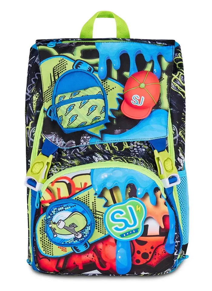 Zaino scuola SJ estensibile Big Soft Pouch Boy