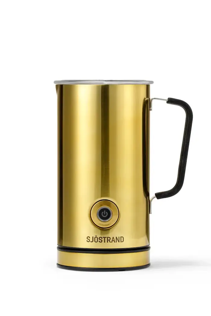 Montalatte per latte in acciaio inossidabile 20,5 x 12,5 x 15,5 cm Giallo