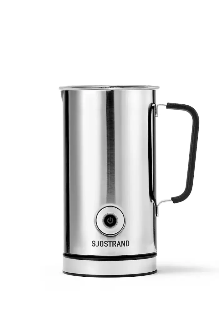 montalatte per latte in acciaio inossidabile 20,5 x 12,5 x 15,5 cm Grigio