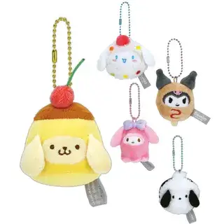 Sanrio Character Food Cosplay Series Plush Toy Bag Charm My Melody - 72×35×105mm