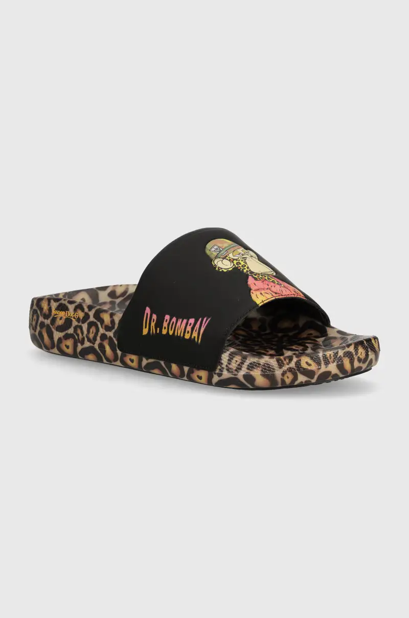 Skechers ciabatte slide X SNOOP DOGG uomo colore marrone