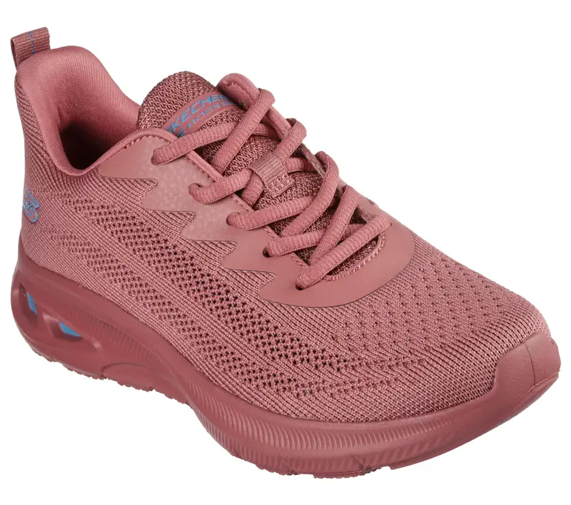 Donna BOBS UNITY SLEEK WAVES Sneakers Rosato scuro | Skechers Rosa azalea