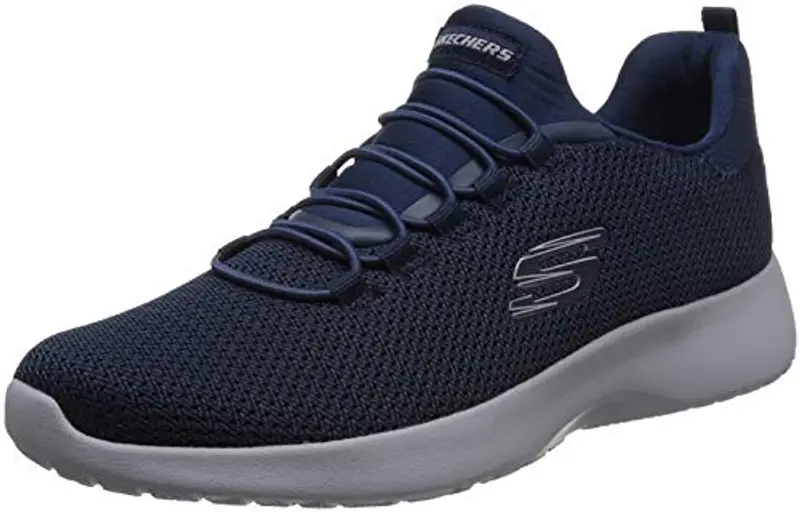Skechers Dynamight Uomo Scarpe Sportive, Blu Marino, 42 EU Large