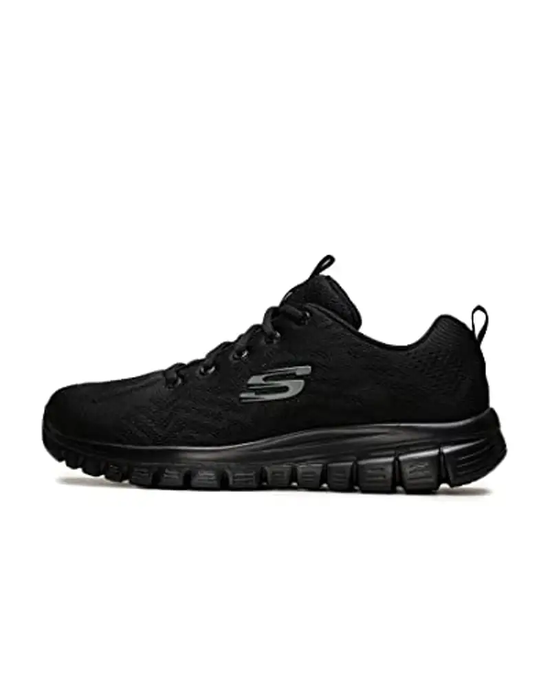 Skechers Sneaker Donna Graceful Get Connected, Nero, EU