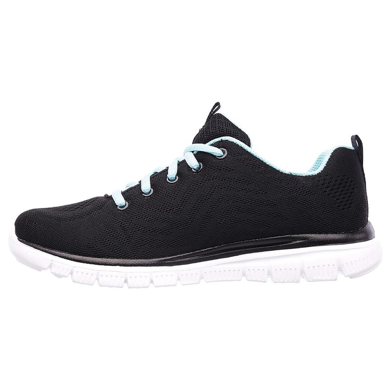 Skechers Sneaker Donna Graceful Get Connected Nero Turchese 41 EU