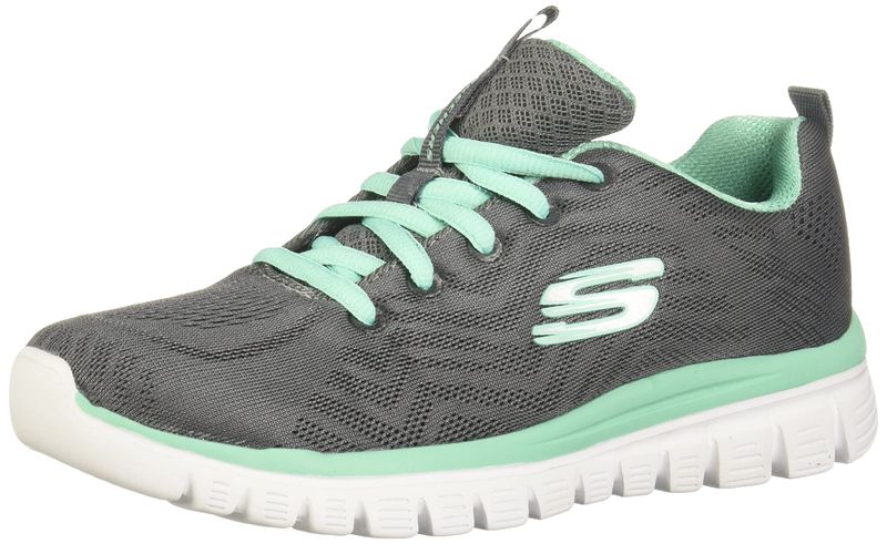 Skechers Sneaker Graceful Get Connected Donna Charcoal 35 EU
