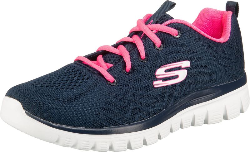 Skechers Sneaker Donna Graceful Get Connected Navy/Pink 39 EU