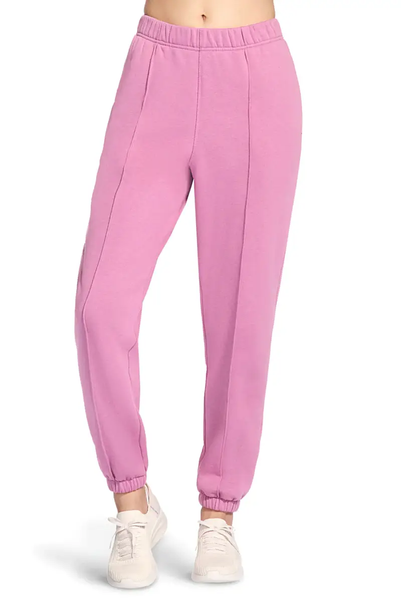 SKECHERS Pantaloni rosa con interno caldo felpato PT238 [ROSA]