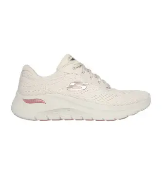 per donna 150051 Sneakers bianche Arch Fit 2 0 Big League - Altezza plateau 4,5 cm (41), Bianco, Tessuto, 3 a 5cm, Stringhe, Casua