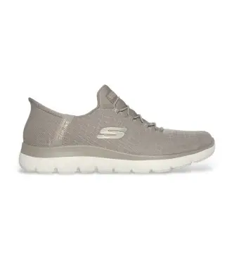 per donna 150128 Slip-ins Summits - Classy Night taupe (40), Casual, Sportivo, Running, Multisport