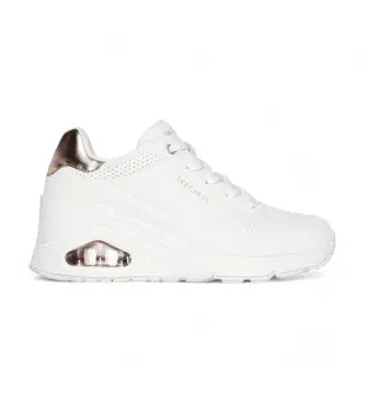 per donna 177520 Scarpe da ginnastica Uno Wedge Hi Steps bianche (37), Bianco, 3 a 5cm, Stringhe, Casual