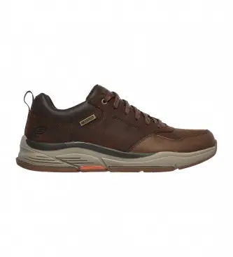 per uomo 210021 Ciabattine Benago in pelle marrone (45), Basso, 1 a 3 cm, Stringhe, Casual