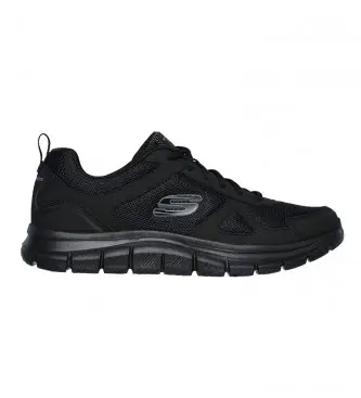 per uomo 52631 Scarpe da pista nere (44), Nero, Tessuto, Basso, 1 a 3 cm, Sportivo, Running Pelle