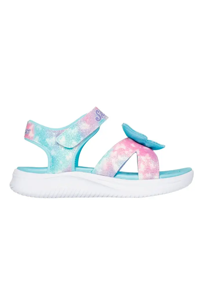 Sandali celesti con farfalla luminosa Skechers Jumpsters Sandal Butterfly Brights [CELESTE]