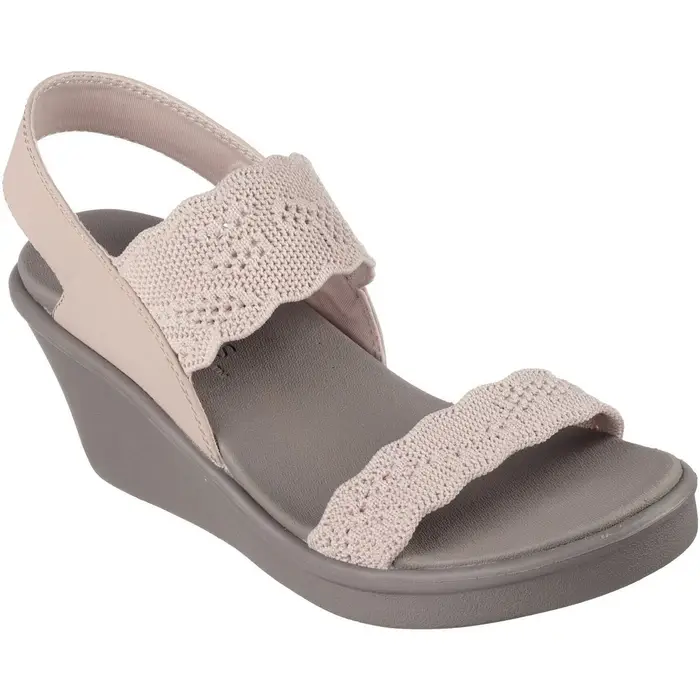 Sandali con zeppa Skechers 119601 Rosa