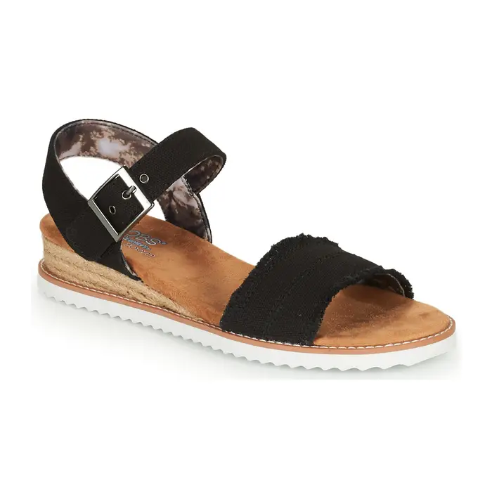Sandali con zeppa Skechers DESERT KISS Nero