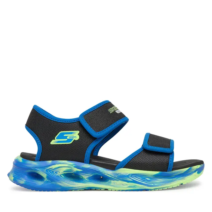 Sandali Skechers S-Lights Sola Glow Sandal - Fusion Brights 407032L/BKBL Nero