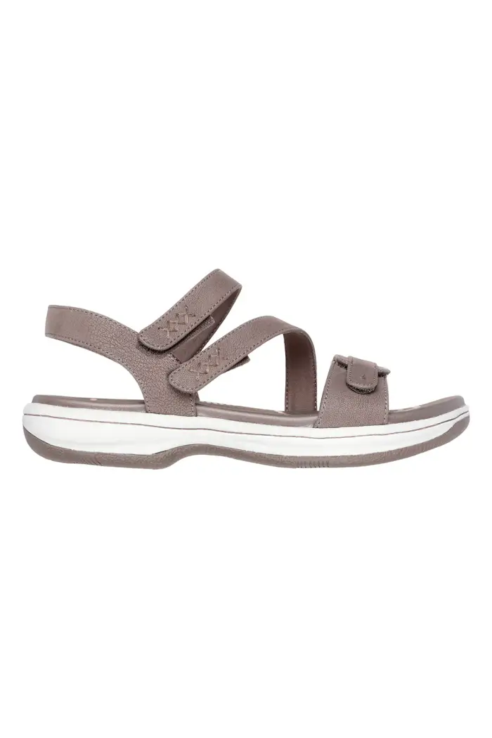 Sandali taupe con fasce regolabili Skechers BAYSHORE BASIC NECESSITY [TAUPE]
