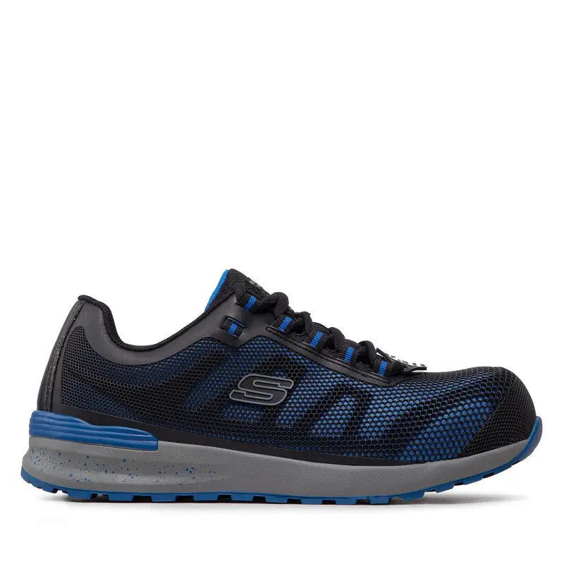 Skechers Scarpe basse Bulklin 77180EC/BLU Nero