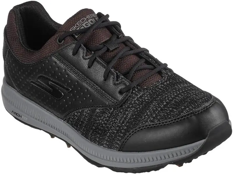 Skechers Scarpe Arch Fit Go Golf Elite 5 Range da uomo | Nero