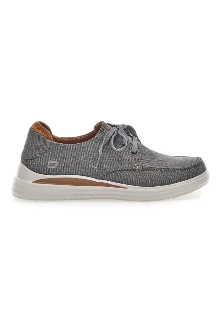 Scarpe Stringate Grigie Con Archfit e Skechers Proven Forenzo [GRIGIO]