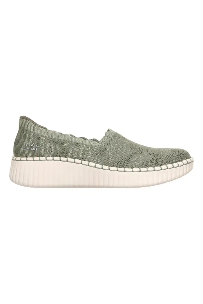 Slip on verde oliva in maglia traforata Skechers WILSHIRE BLVD TRUE CHARM [VERDE OLIVA]